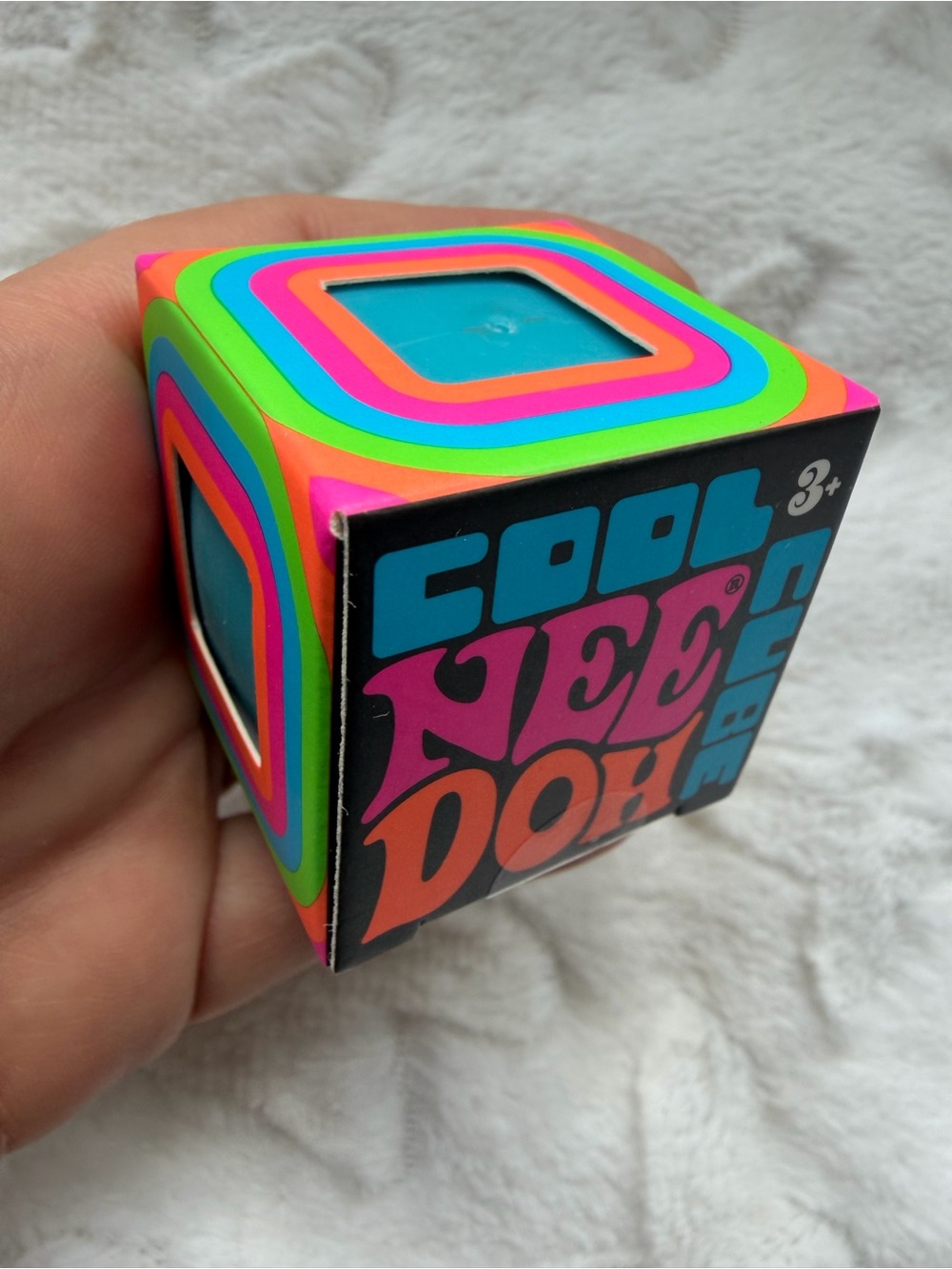 💙🧊 **NIB – BLUE NEEDOH COOL CUBE MINI SQUISHY!** 🧊💙